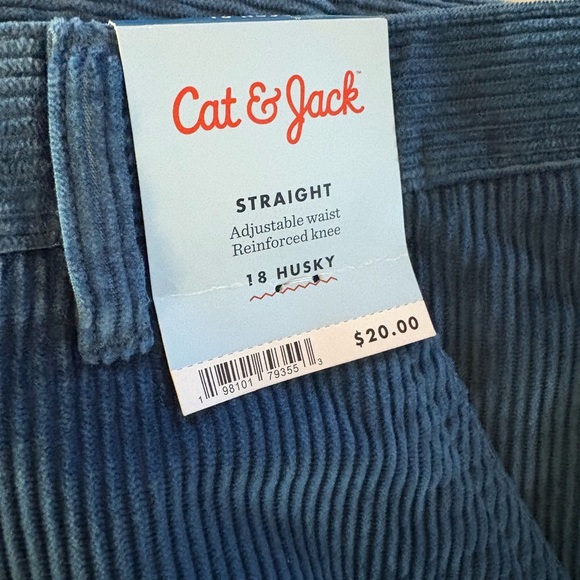 NWT - Cat & Jack 
Husky 18 
Blue Corduroy Pants
Perfect for Back to School - Picture 1 of 7